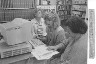 First computer at the Flesherton Library