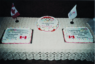 Cakes for award ceremonies and Canada Day celebration