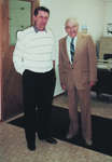 Glenn Eagles and I.B. Whittaker at opening of new offices