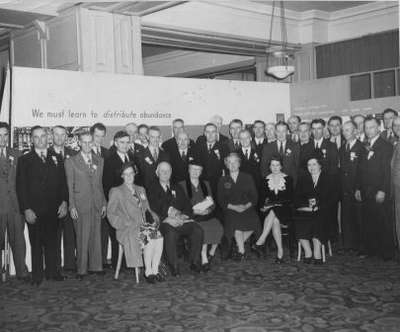 Agnes Macphail and Hugh Bailey at the U.C.O Convention