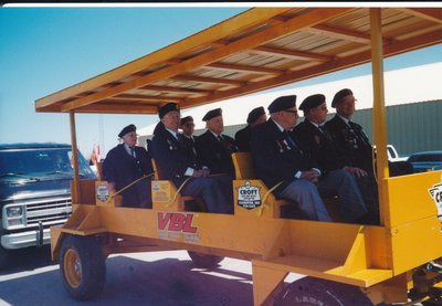 Priceville Veterans ride in Croft's wagon