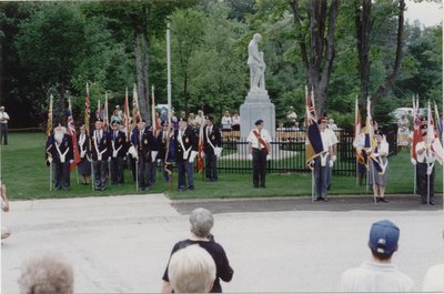 Rededication of the cenotaph at Priceville