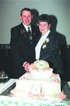 Murray and Phyllis Betts at Murray's retirement party