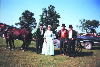 Artemesia Councilors join in the celebrations at Osprey Township's 140th Anniversary