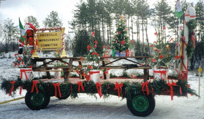 First Prize Float in Priceville Santa Claus Parade--side view