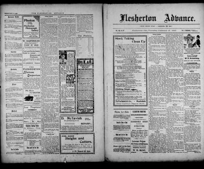 Flesherton Advance, 15 Feb 1900