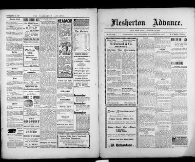 Flesherton Advance, 29 Nov 1900