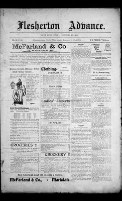 Flesherton Advance, 10 Jan 1901