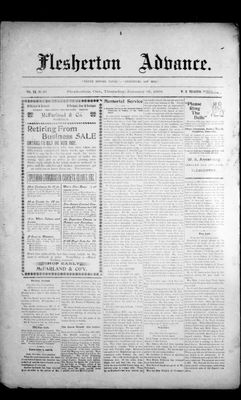 Flesherton Advance, 31 Jan 1901