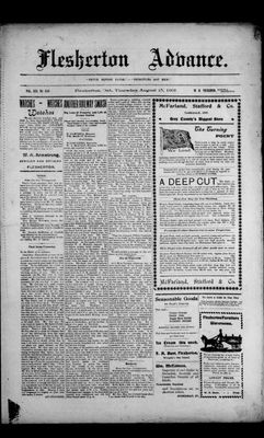 Flesherton Advance, 15 Aug 1901