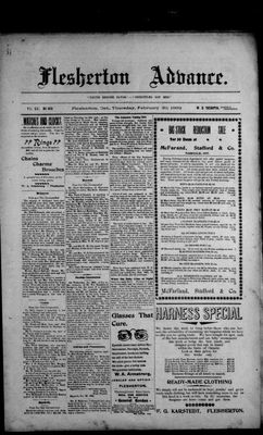 Flesherton Advance, 20 Feb 1902