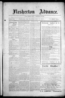 Flesherton Advance, 31 Jul 1902