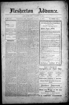 Flesherton Advance, 2 Oct 1902