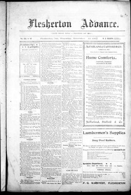 Flesherton Advance, 13 Nov 1902