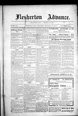 Flesherton Advance, 19 Feb 1903