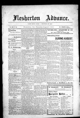 Flesherton Advance, 6 Aug 1903