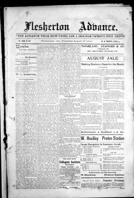 Flesherton Advance, 27 Aug 1903