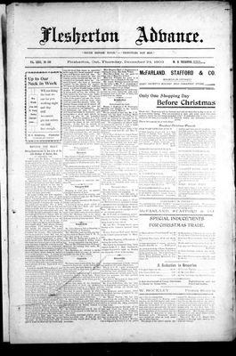 Flesherton Advance, 24 Dec 1903