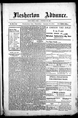 Flesherton Advance, 14 Jan 1904