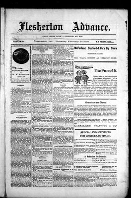 Flesherton Advance, 25 Feb 1904