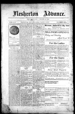 Flesherton Advance, 7 Apr 1904