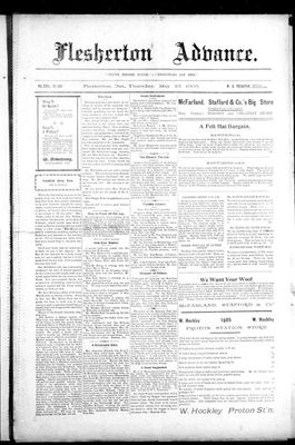 Flesherton Advance, 25 May 1905