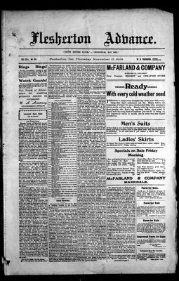 Flesherton Advance, 15 Nov 1906