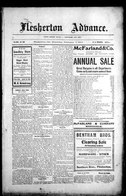 Flesherton Advance, 7 Feb 1907