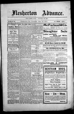 Flesherton Advance, 23 May 1907