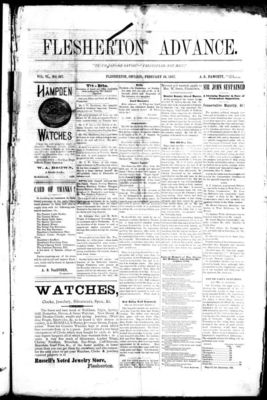 Flesherton Advance, 24 Feb 1887