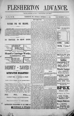 Flesherton Advance, 25 Sep 1890