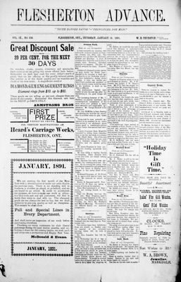 Flesherton Advance, 29 Jan 1891