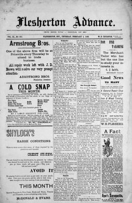 Flesherton Advance, 4 Feb 1892