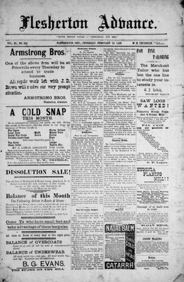 Flesherton Advance, 18 Feb 1892