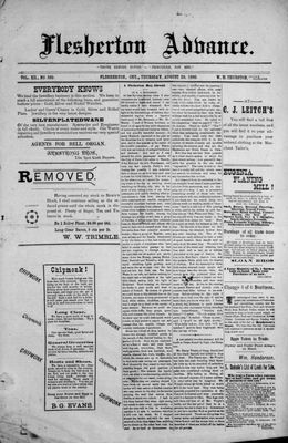 Flesherton Advance, 25 Aug 1892