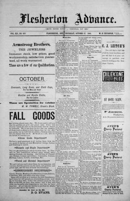 Flesherton Advance, 27 Oct 1892