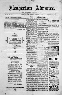 Flesherton Advance, 24 Nov 1892