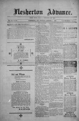 Flesherton Advance, 1 Dec 1892