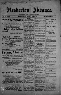 Flesherton Advance, 1 Jun 1893