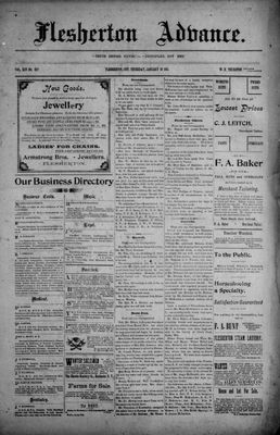 Flesherton Advance, 10 Jan 1895