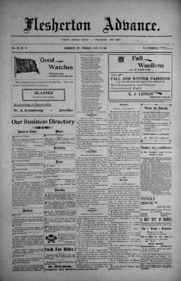 Flesherton Advance, 21 Nov 1895