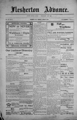 Flesherton Advance, 16 Jan 1896