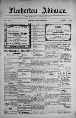 Flesherton Advance, 23 Jan 1896