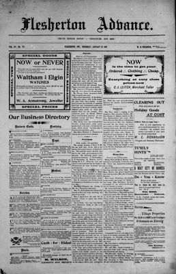 Flesherton Advance, 30 Jan 1896