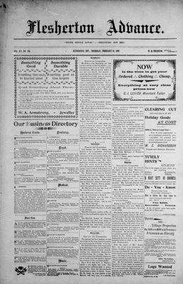 Flesherton Advance, 20 Feb 1896