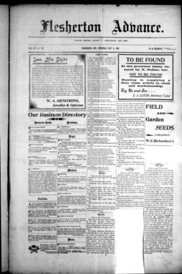 Flesherton Advance, 14 May 1896