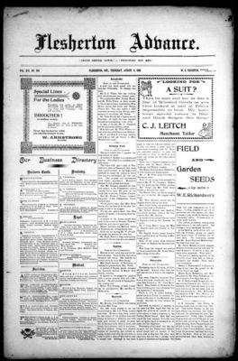 Flesherton Advance, 6 Aug 1896