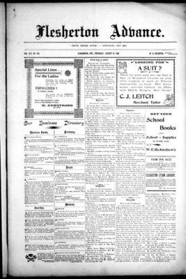 Flesherton Advance, 20 Aug 1896