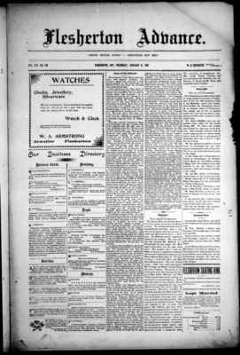 Flesherton Advance, 21 Jan 1897