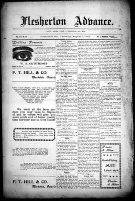 Flesherton Advance, 5 Aug 1897